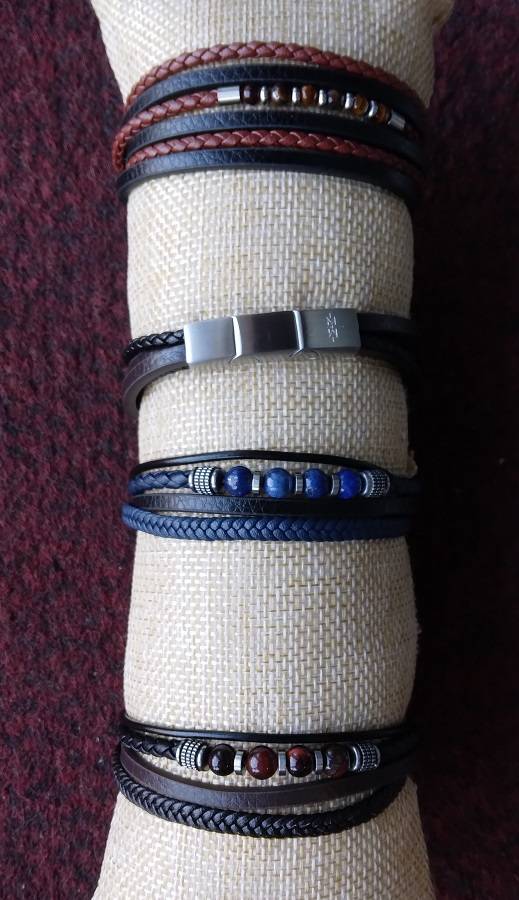 BRACELETS CUIR H