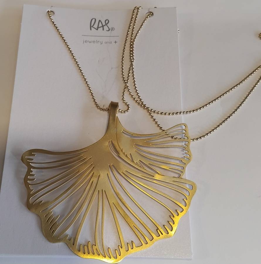 sautoir RAS ginkgo