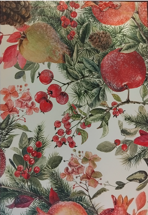 enveloppe orange givrée