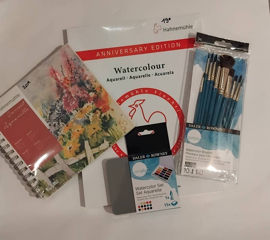 carnets pinceaux aquarelle