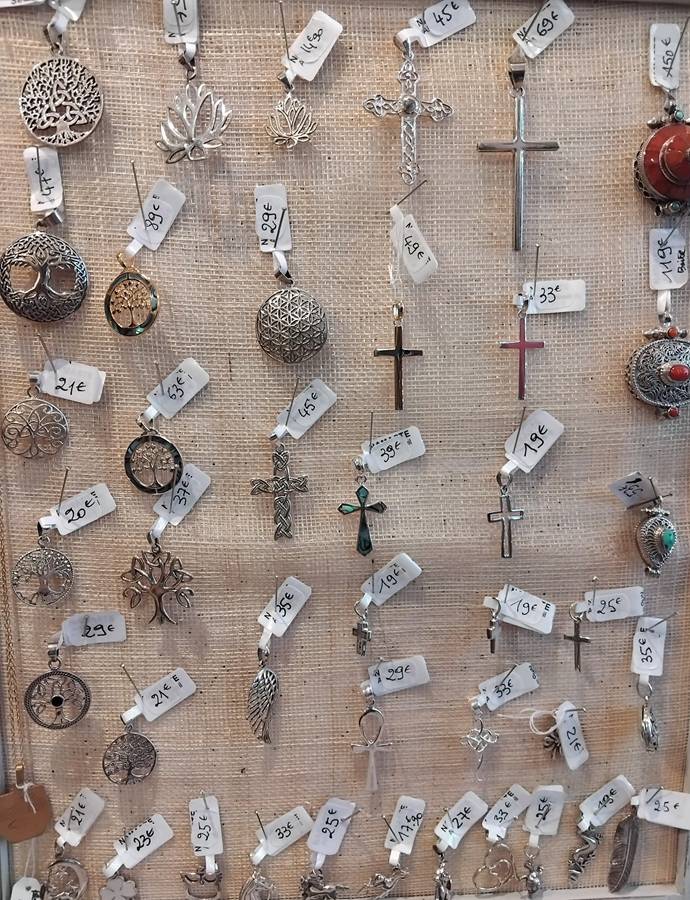 pendentifs en argent croix etc