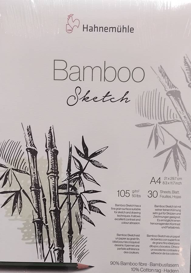 bloc papier croquis bambou