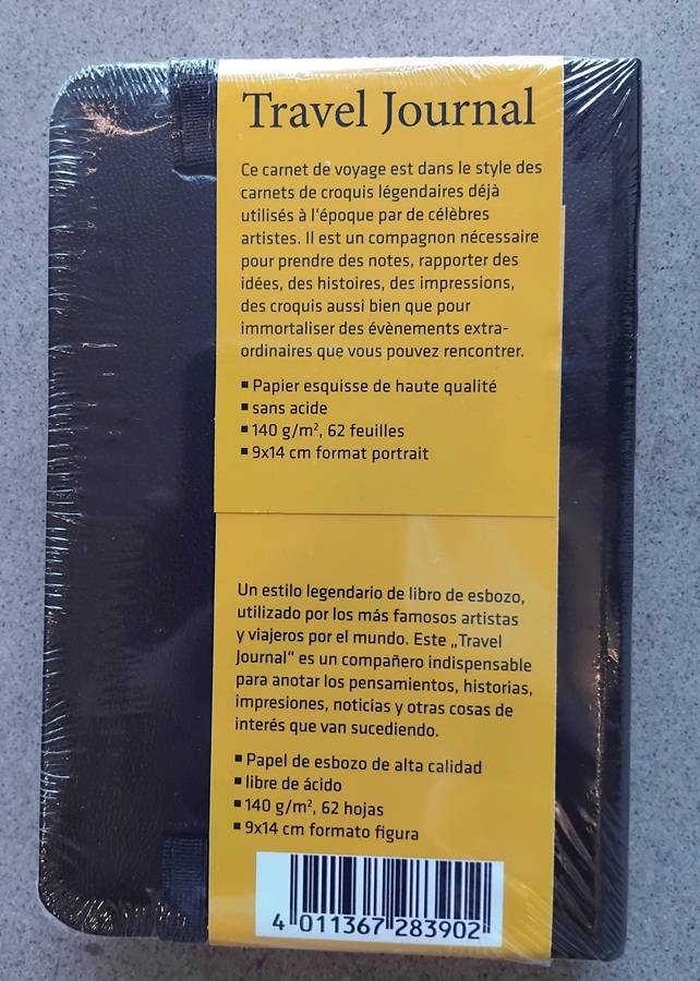 Carnet de voyage 9 x 14cm